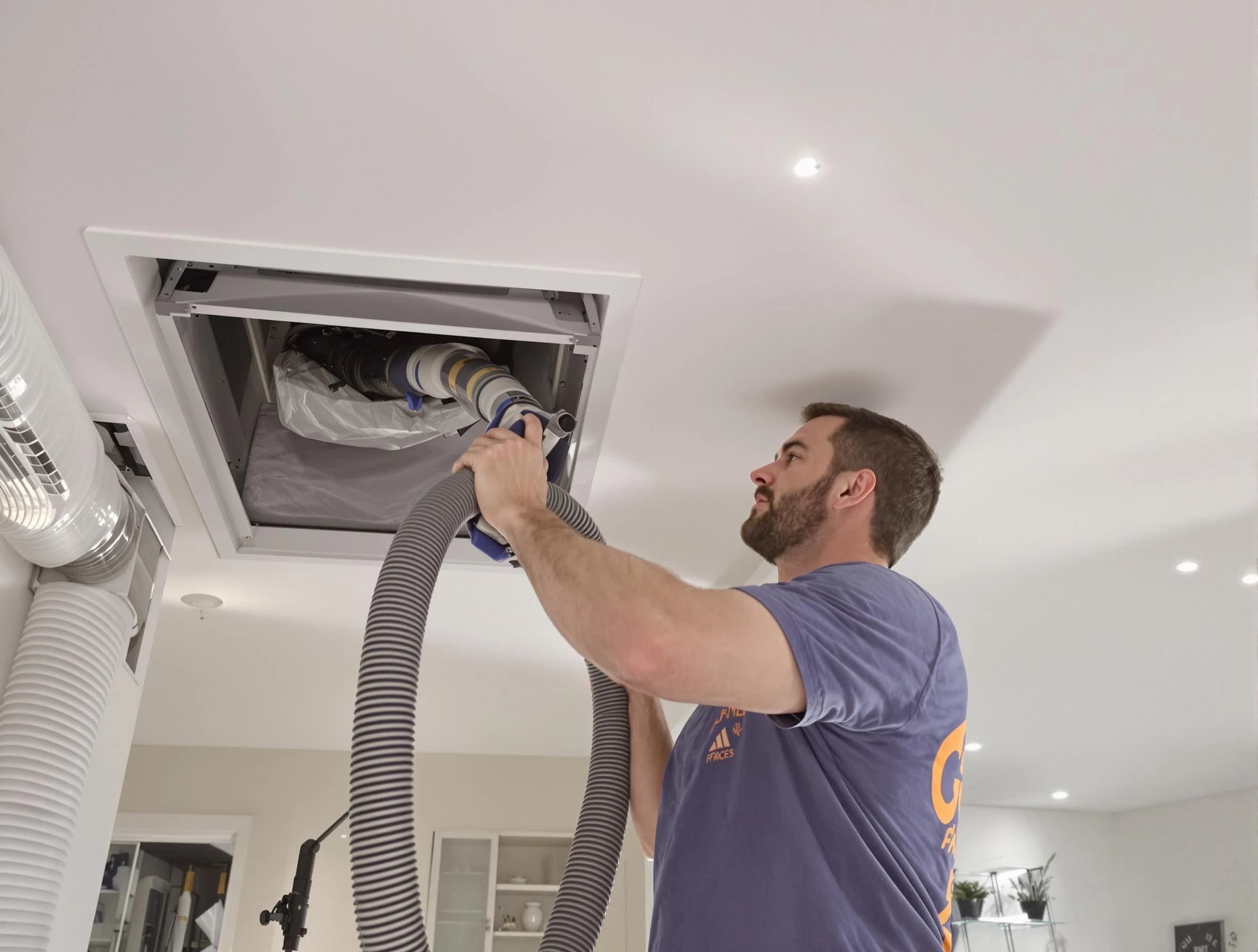 Precision indoor duct cleaning by Huntington Beach Air Duct Cleaning in Huntington Beach