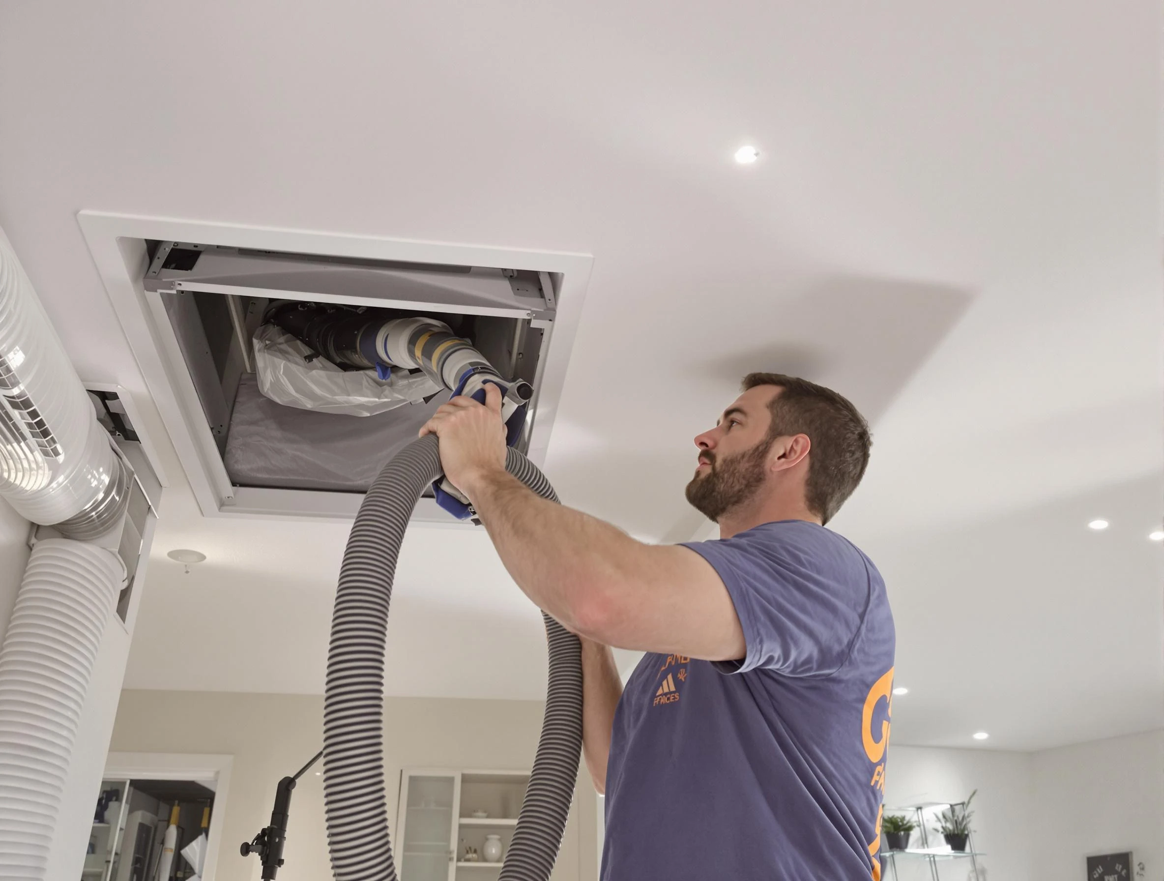 Precision indoor duct cleaning by Huntington Beach Air Duct Cleaning in Huntington Beach
