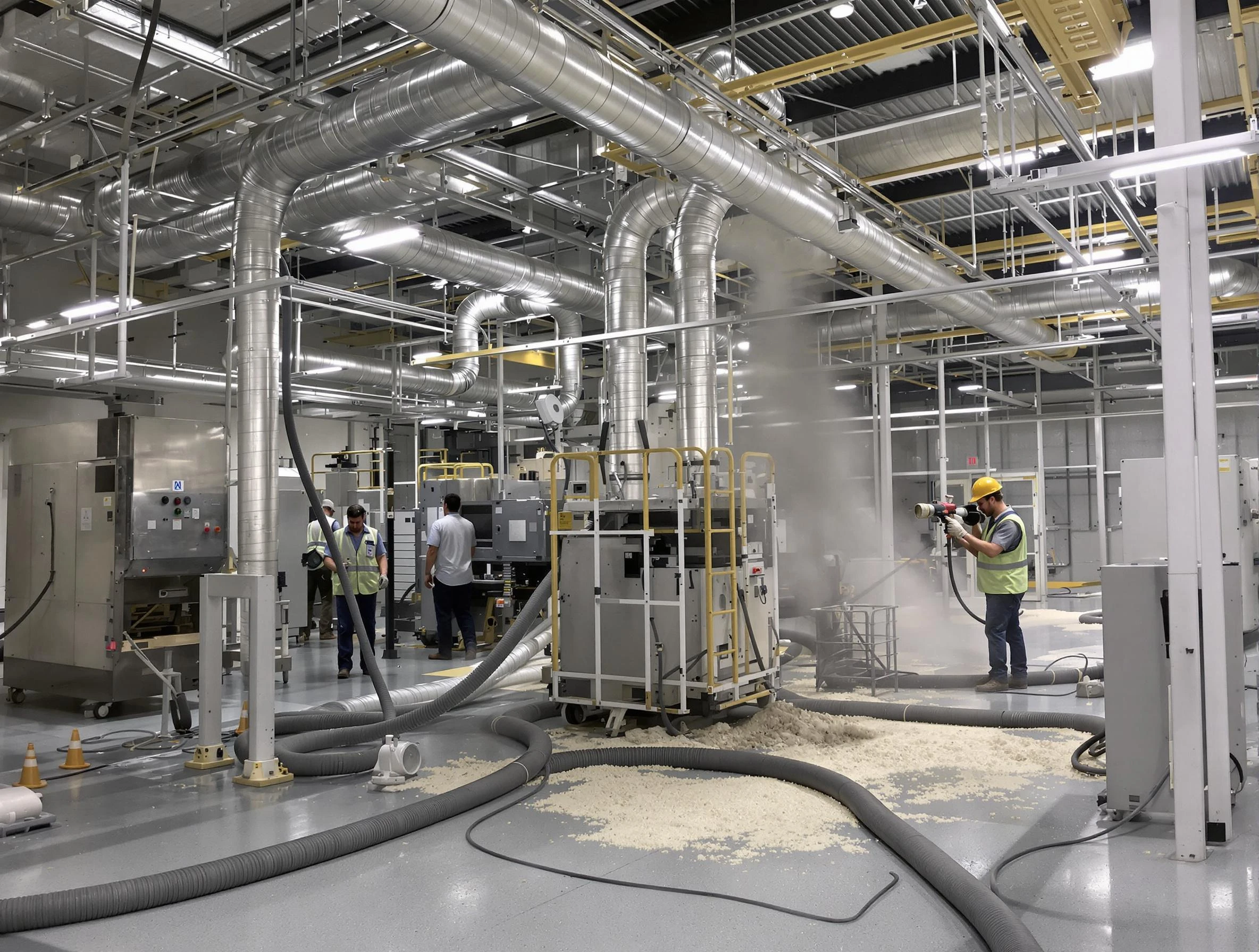 Heavy-duty industrial duct cleaning by Huntington Beach Air Duct Cleaning in Huntington Beach